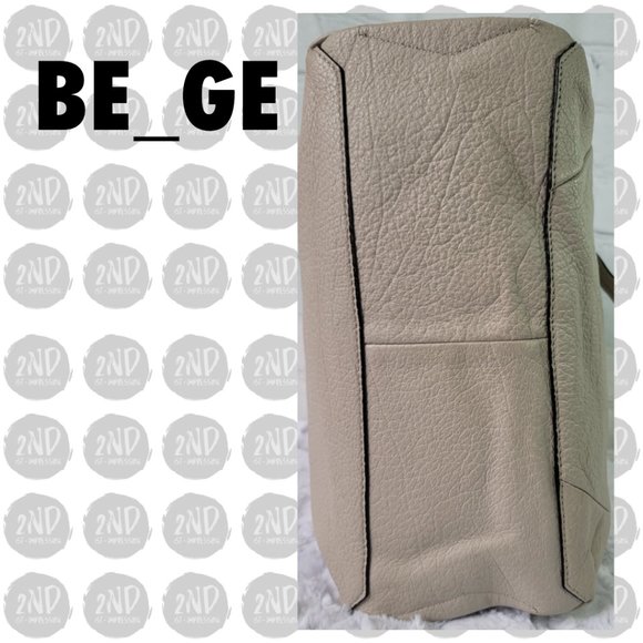 BE_GE COUTURE Korea Grey Two Way Pebbled Leather Bag - Picture 10 of 17